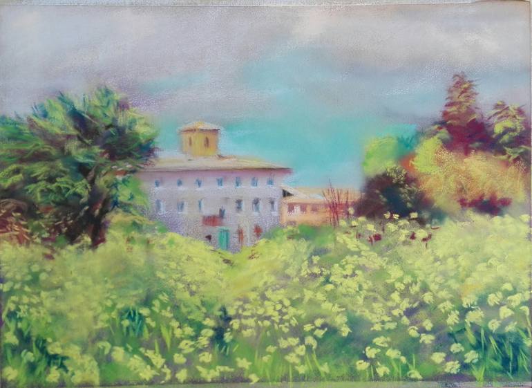 Original Impressionism Landscape Painting by Davide Rodoquino