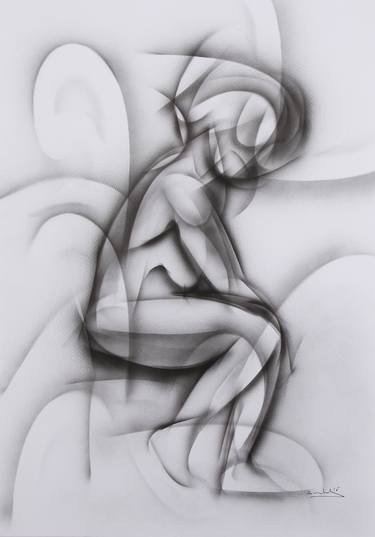 Print of Abstract Body Paintings by Yiannis Sakellis