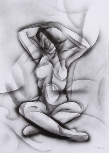 Print of Cubism Body Paintings by Yiannis Sakellis