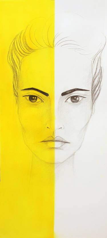 Yellow, portrait of a woman thumb
