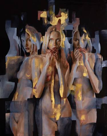 Original Expressionism Mortality Paintings by Eduardo Landa