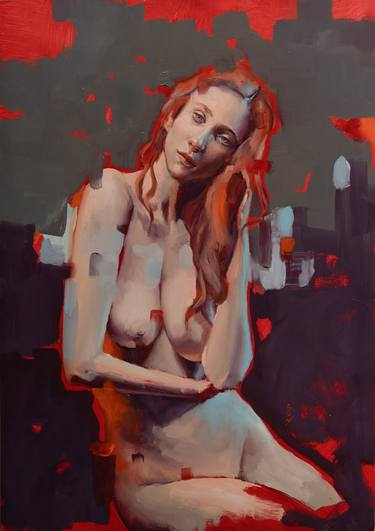 Original Expressionism Nude Paintings by Eduardo Landa