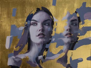 Original Figurative Women Paintings by Eduardo Landa