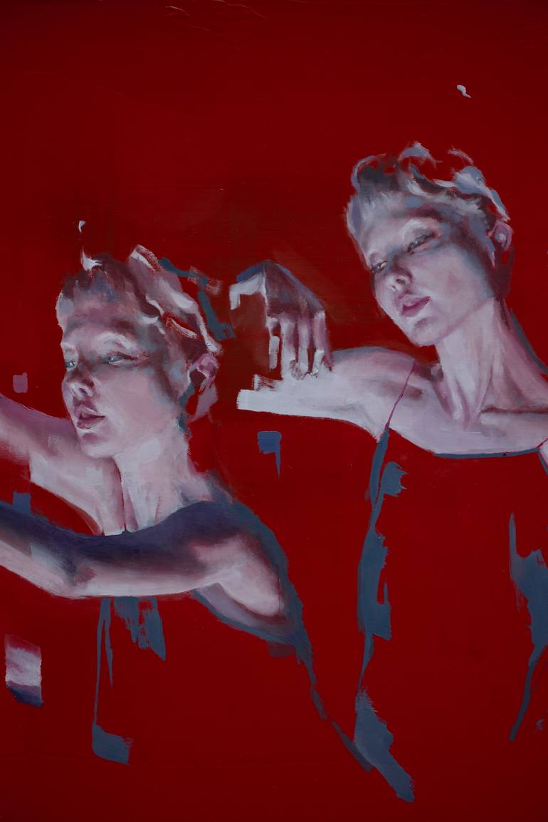 Original Figurative Women Painting by Eduardo Landa