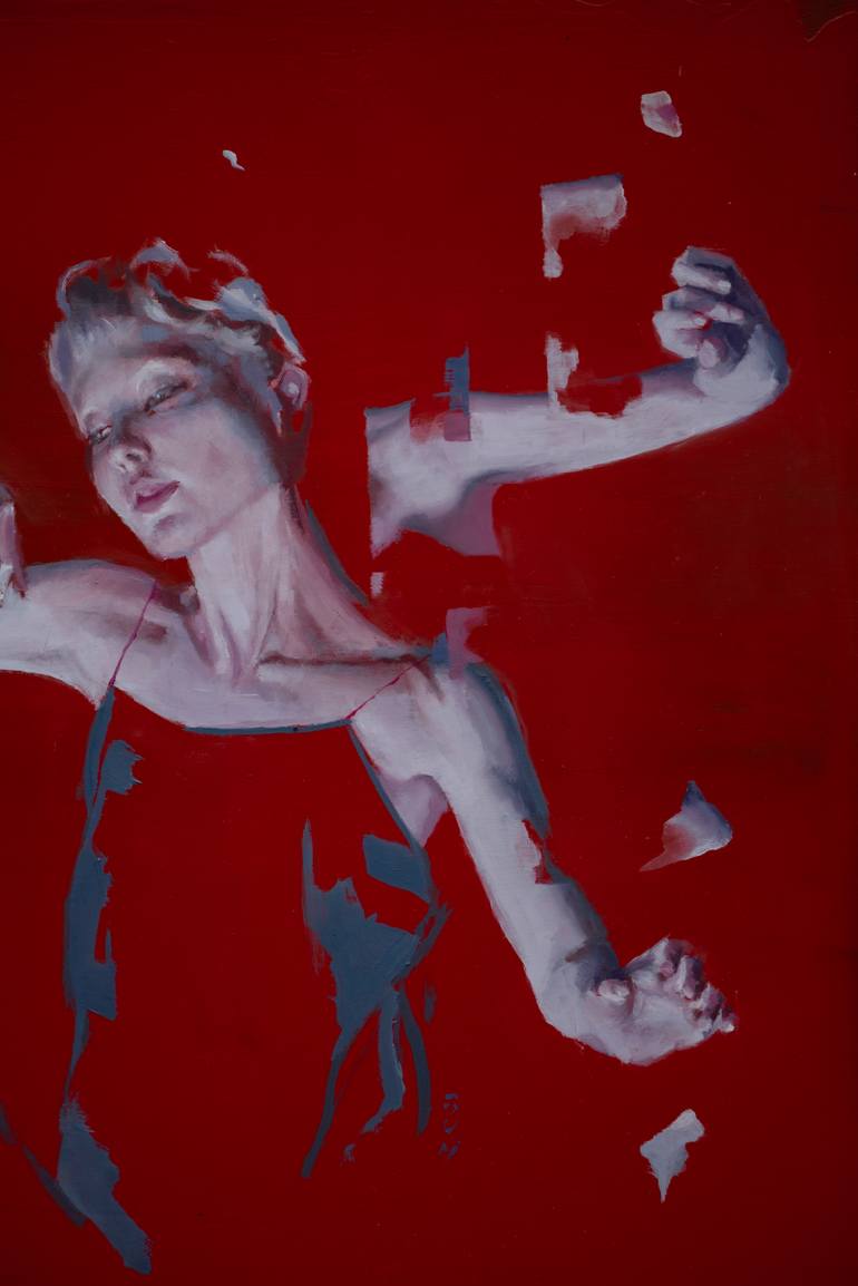 Original Figurative Women Painting by Eduardo Landa