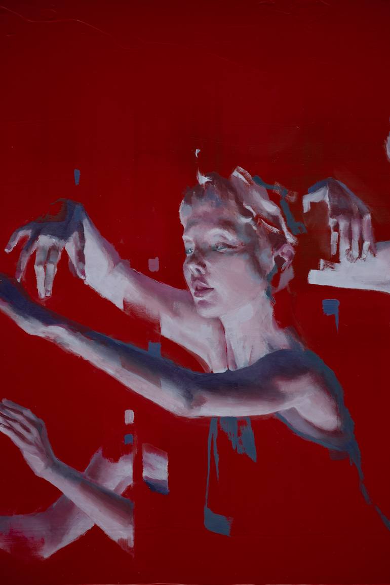 Original Figurative Women Painting by Eduardo Landa