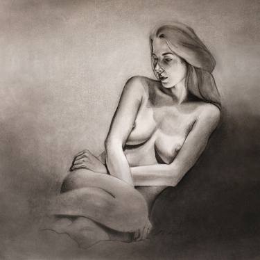 Original Figurative Nude Drawings by Eduardo Landa
