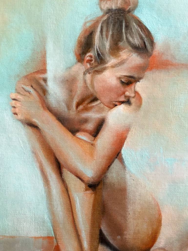 Original Figurative Women Painting by Eduardo Landa