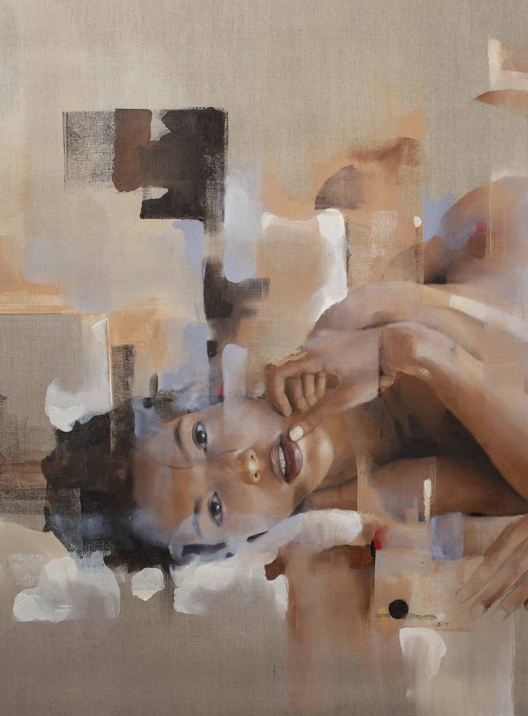 Original Figurative Portrait Painting by Eduardo Landa