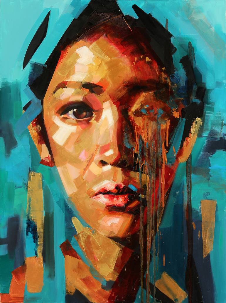 Mask of Dignity Painting by Yi Shin Chiang | Saatchi Art