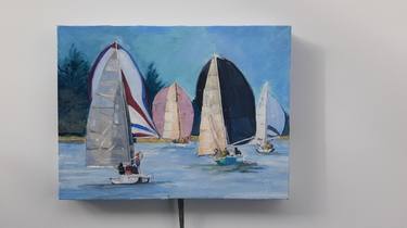 Original Boat Painting by Kym Ware