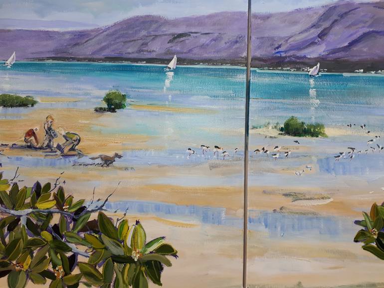 Original Fine Art Seascape Painting by Kym Ware