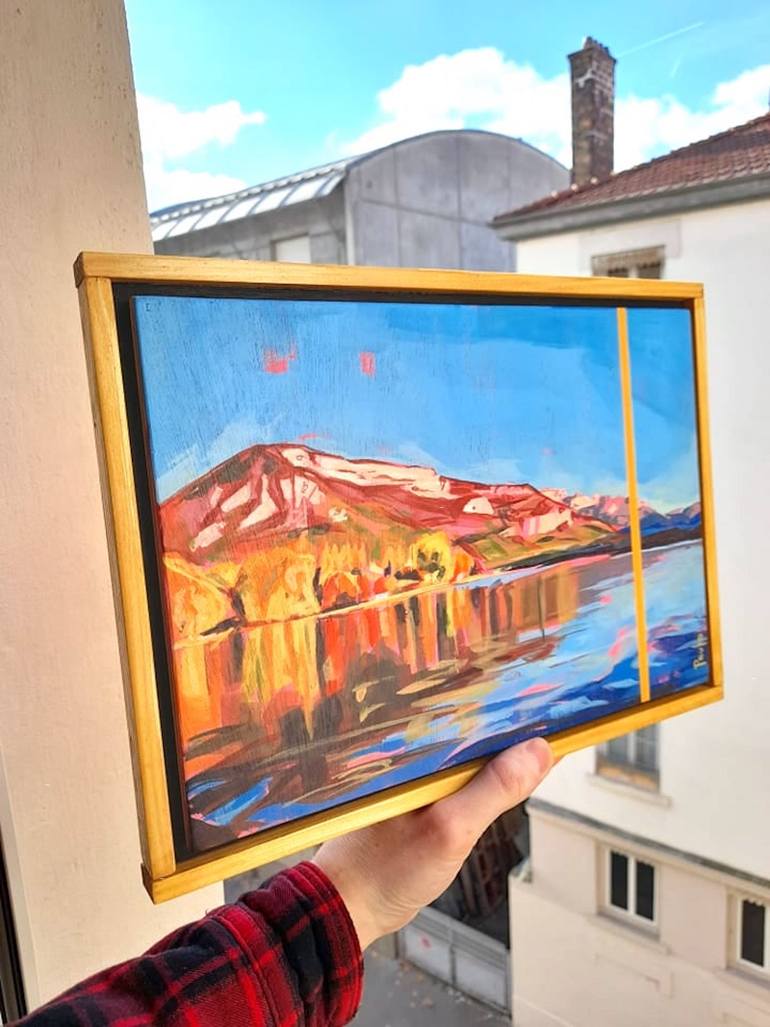 Original Conceptual Landscape Painting by Paul Ward