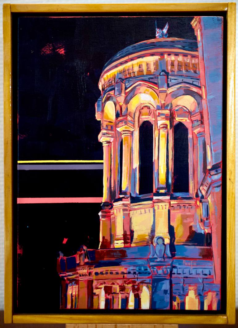 Original Conceptual Architecture Painting by Paul Ward