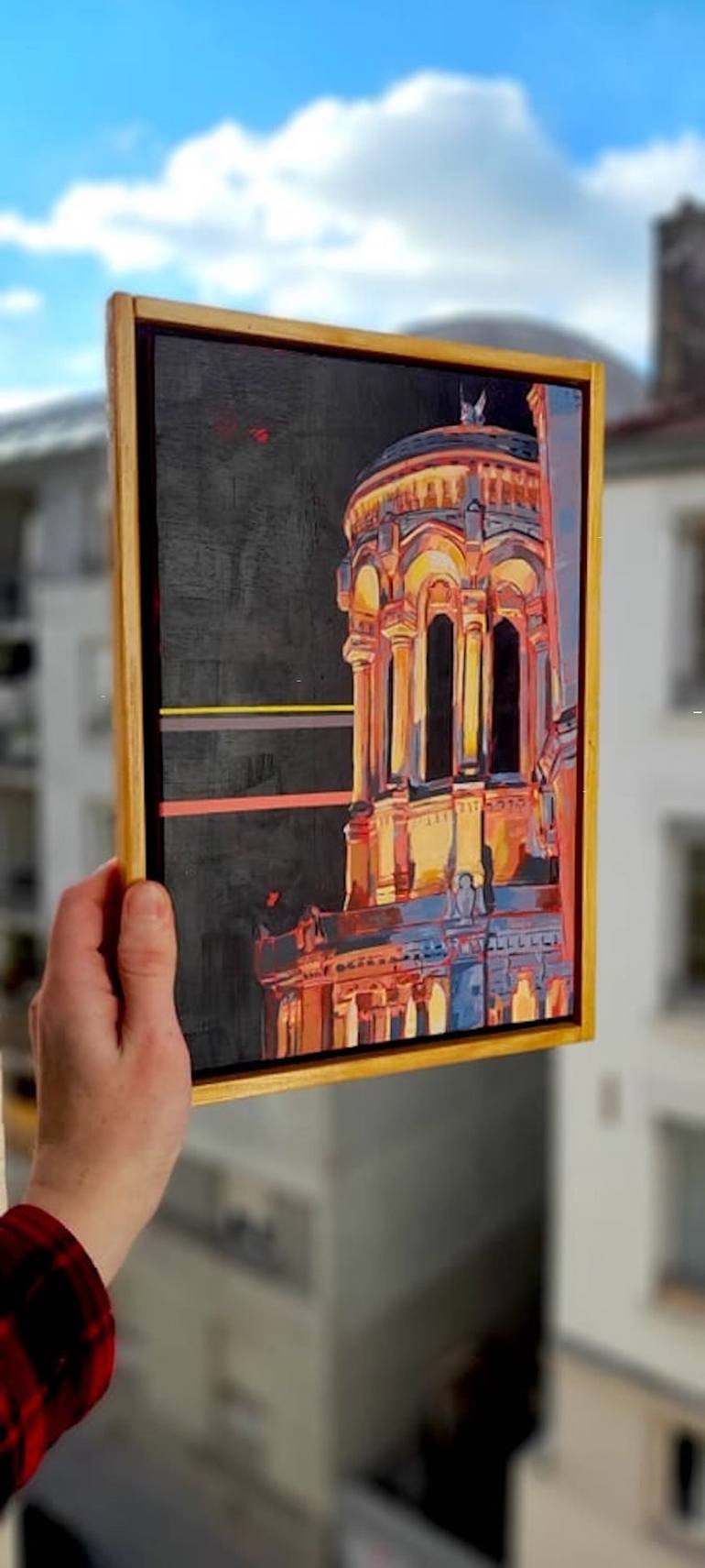 Original Conceptual Architecture Painting by Paul Ward