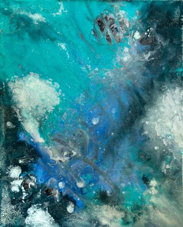 Print of Abstract Seascape Paintings by Kitanna Ria