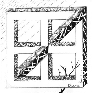 Print of Minimalism Abstract Drawings by Kitanna Ria