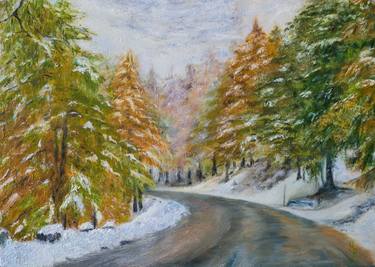 Print of Fine Art Landscape Paintings by Kitanna Ria