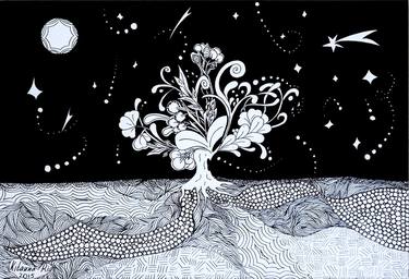 Print of Illustration Tree Drawings by Kitanna Ria