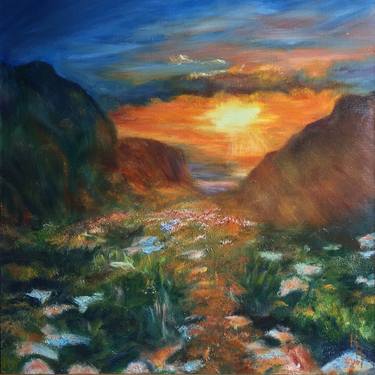Original Expressionism Landscape Paintings by Kitanna Ria