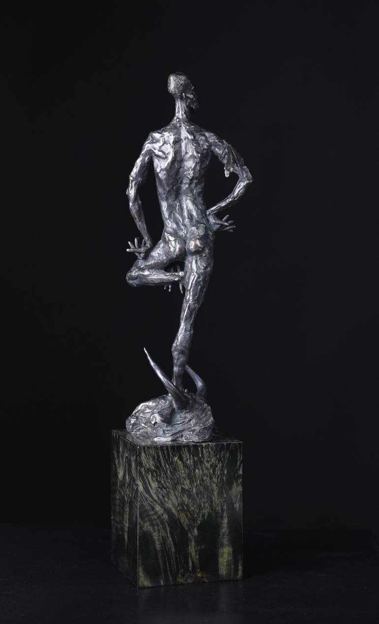 Original Expressionism Men Sculpture by Boris Krylov