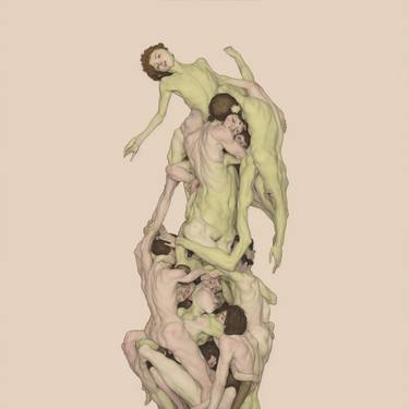 Print of Expressionism Body Digital by Leonardo Miranda