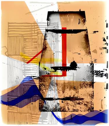 Original Minimalism Abstract Mixed Media by Radu Tuian