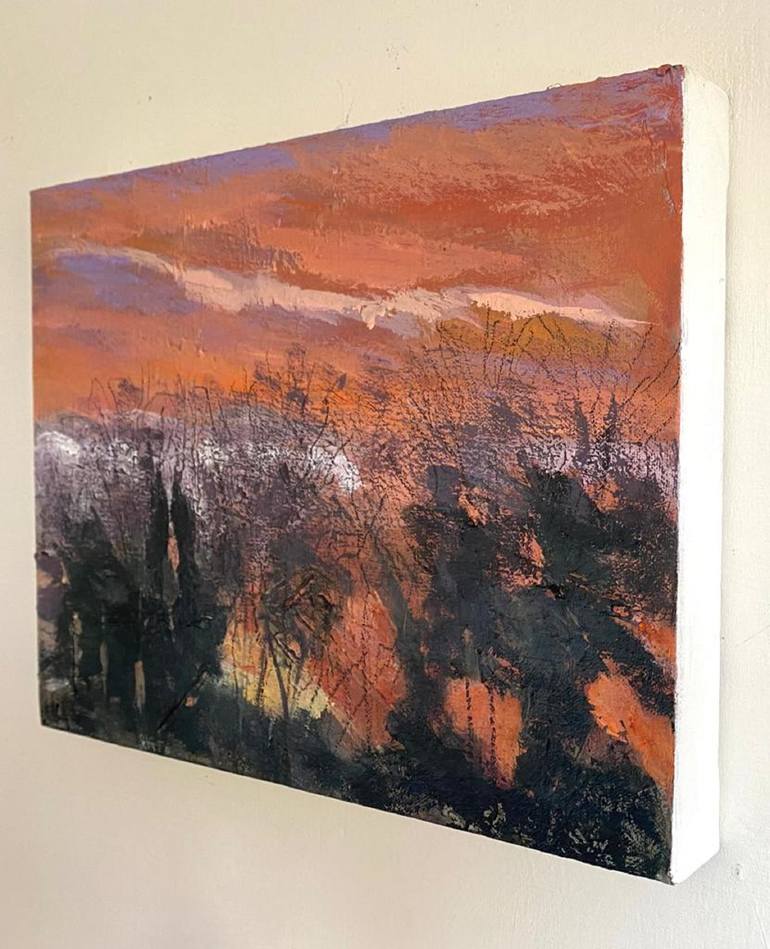 Original Abstract Landscape Painting by Nikki Wheeler