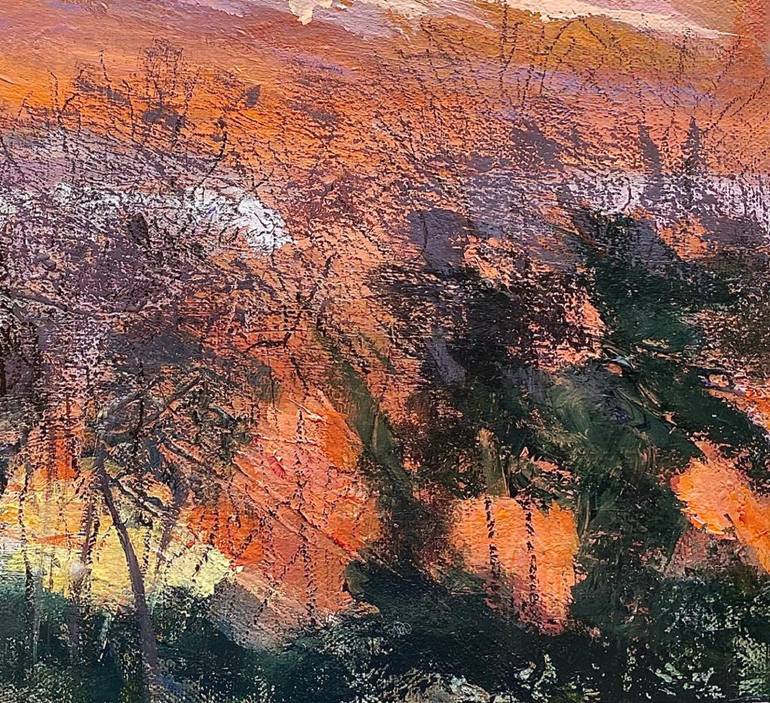 Original Abstract Landscape Painting by Nikki Wheeler