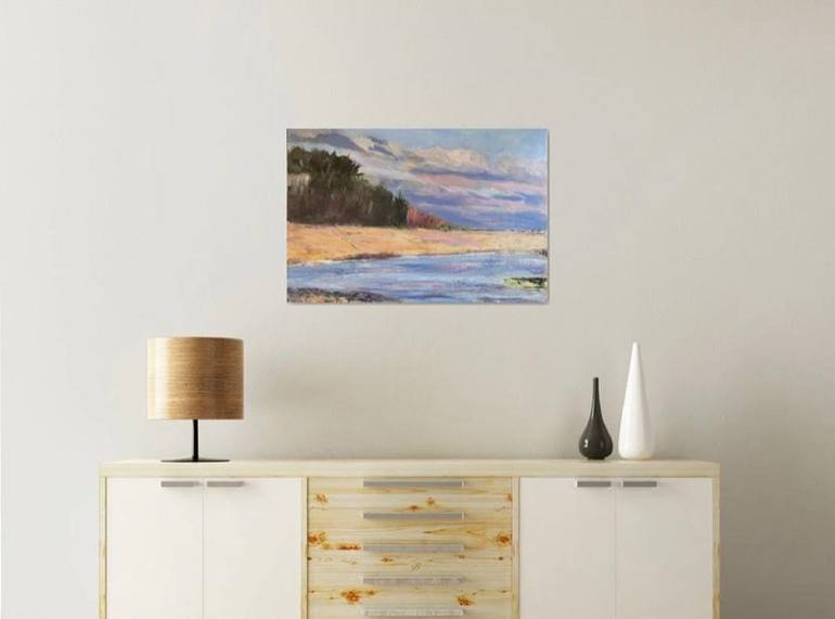 Original Abstract Landscape Painting by Nikki Wheeler