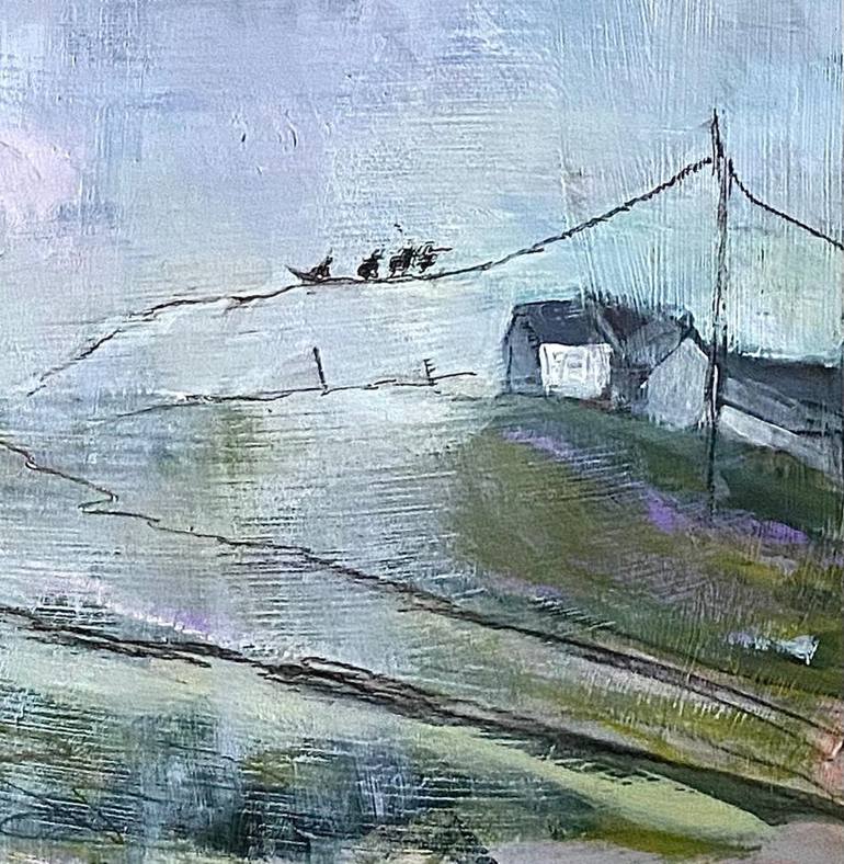 Original Abstract Landscape Painting by Nikki Wheeler