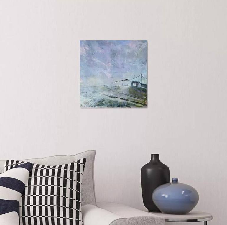 Original Abstract Landscape Painting by Nikki Wheeler