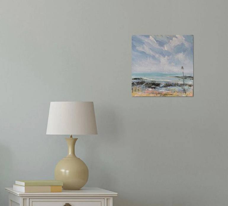 Original Abstract Landscape Painting by Nikki Wheeler