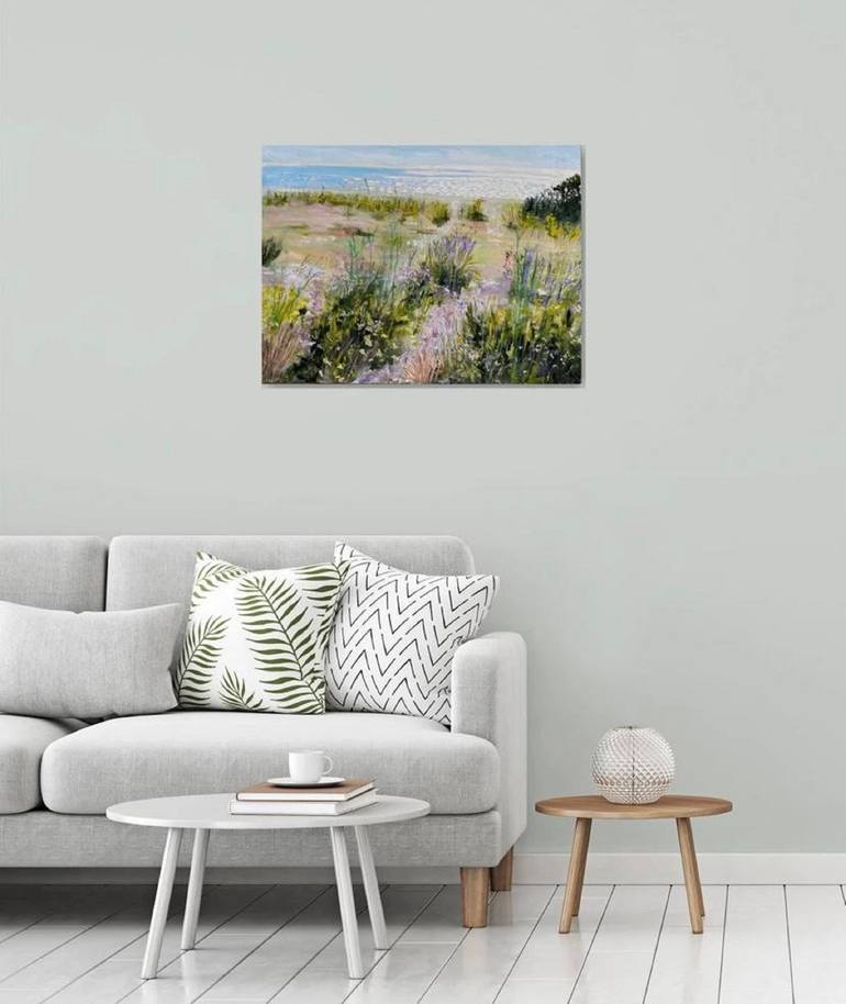Original Abstract Landscape Painting by Nikki Wheeler