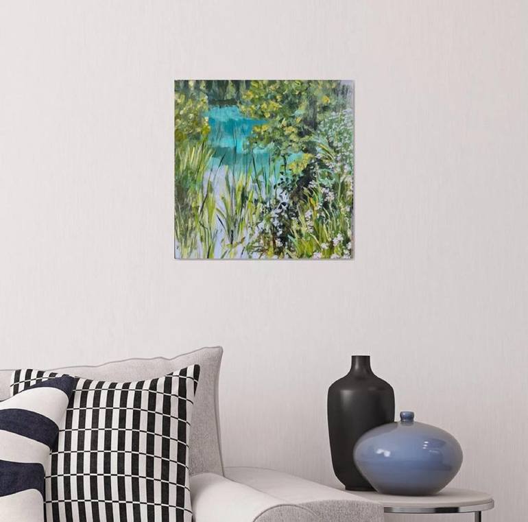 Original Abstract Landscape Painting by Nikki Wheeler