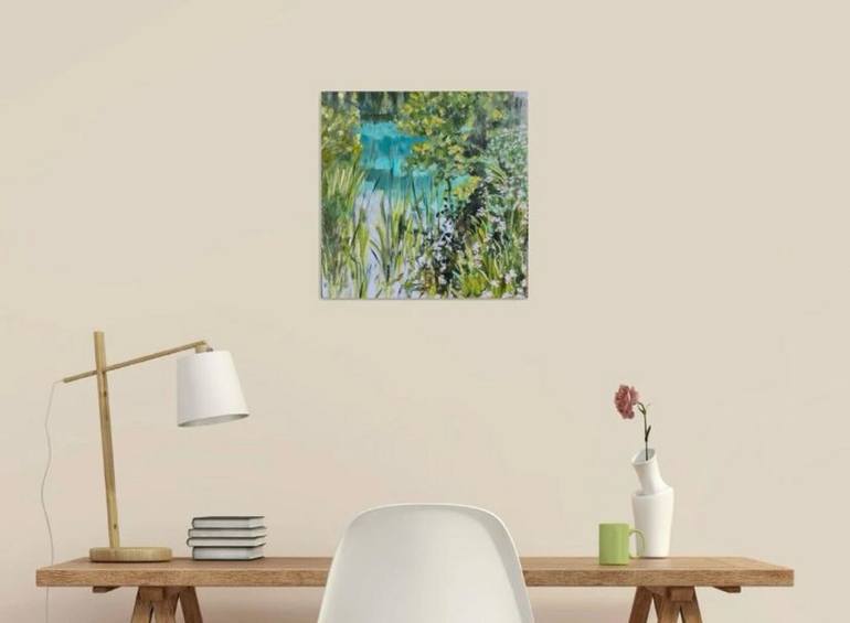 Original Abstract Landscape Painting by Nikki Wheeler