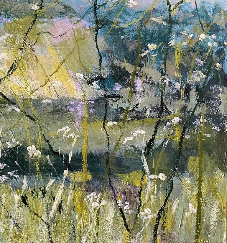 Original Abstract Landscape Painting by Nikki Wheeler