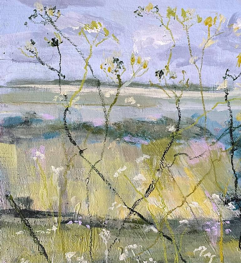 Original Abstract Landscape Painting by Nikki Wheeler