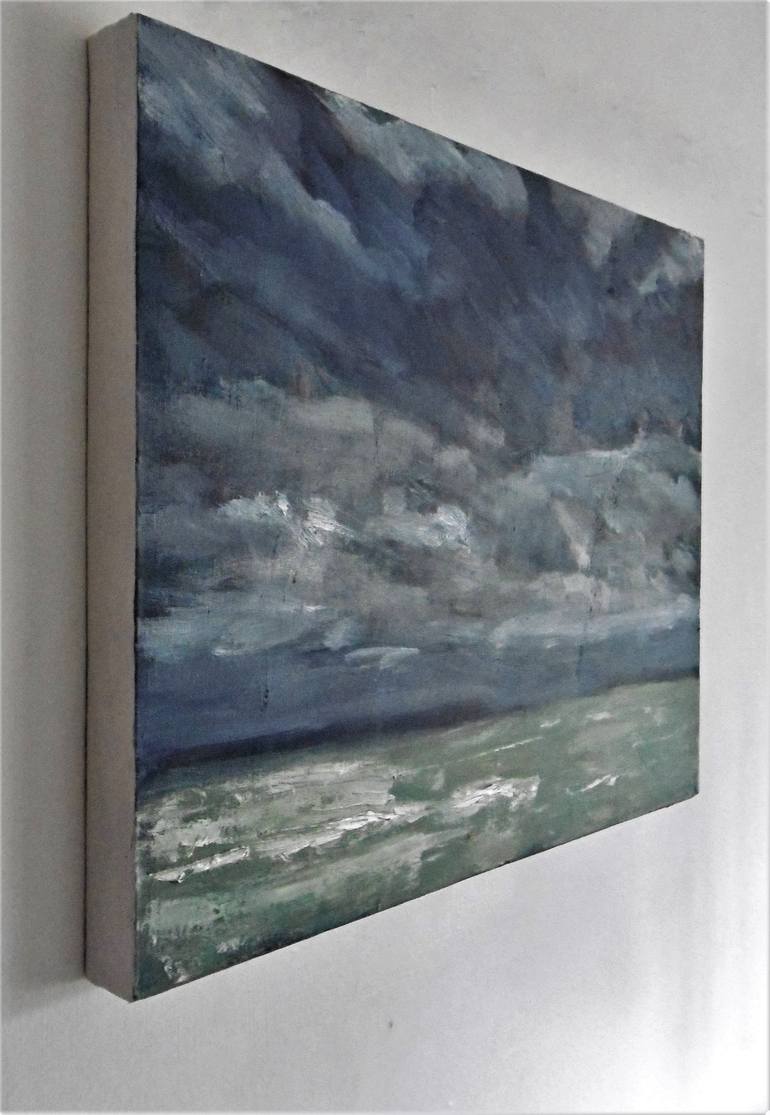 Original Abstract Seascape Painting by Nikki Wheeler