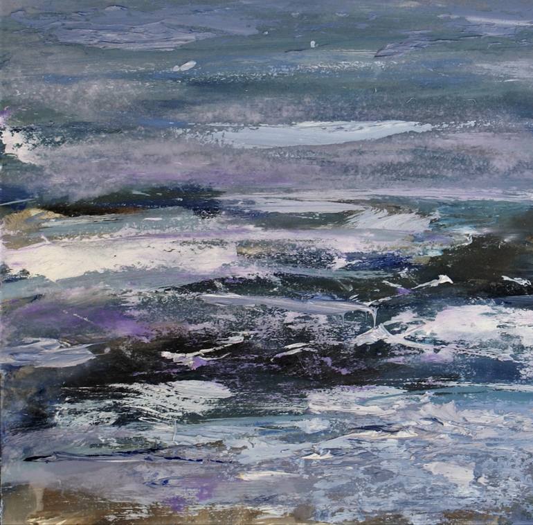 Original Abstract Seascape Painting by Nikki Wheeler