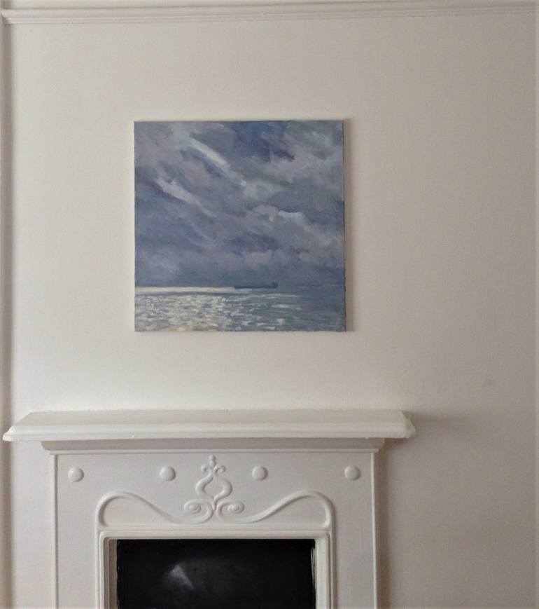 Original Abstract Seascape Painting by Nikki Wheeler