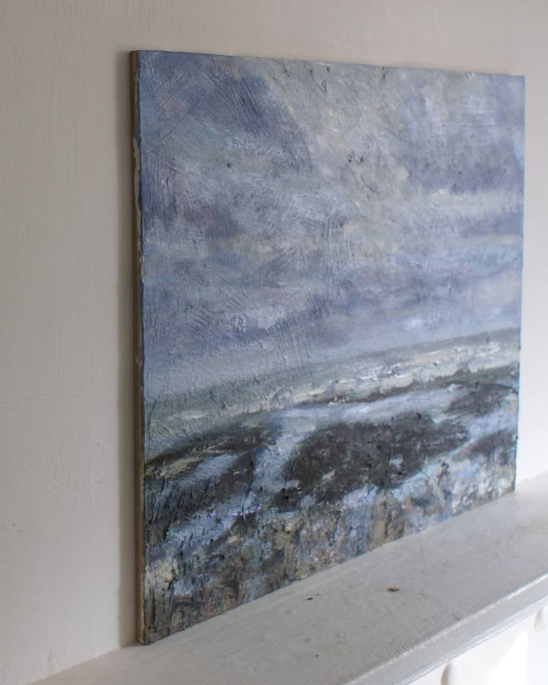 Original Abstract Seascape Painting by Nikki Wheeler