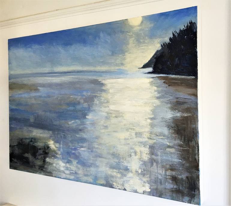 Original Abstract Seascape Painting by Nikki Wheeler