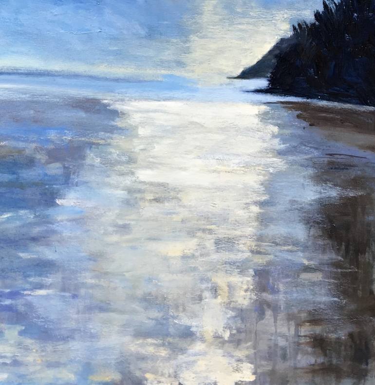 Original Abstract Seascape Painting by Nikki Wheeler