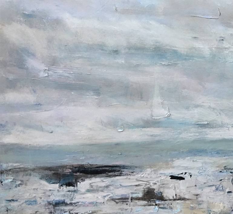 Original Abstract Seascape Painting by Nikki Wheeler