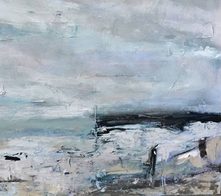 Original Abstract Seascape Painting by Nikki Wheeler