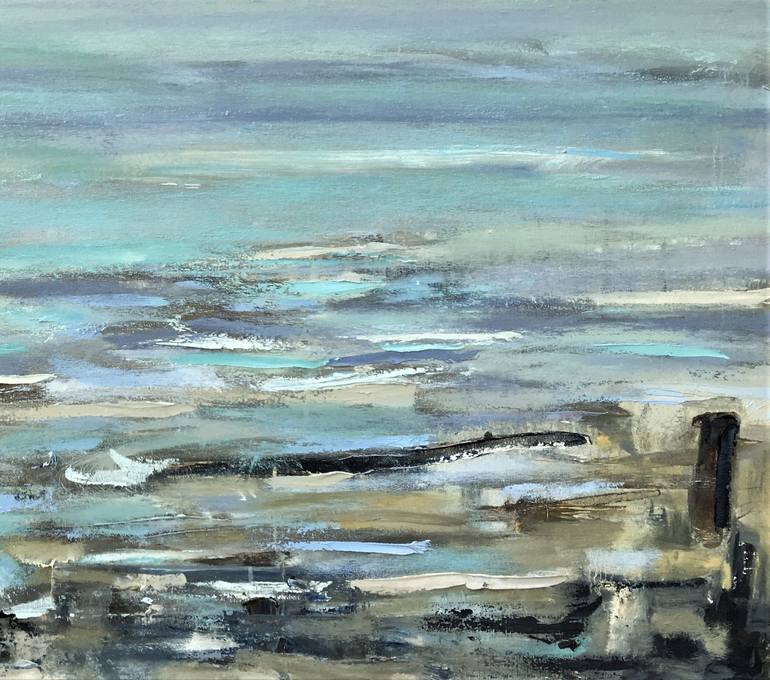 Original Abstract Seascape Painting by Nikki Wheeler