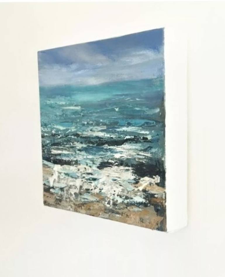 Original Abstract Seascape Painting by Nikki Wheeler