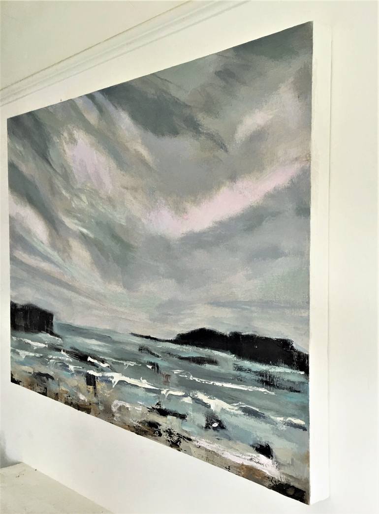 Original Abstract Landscape Painting by Nikki Wheeler