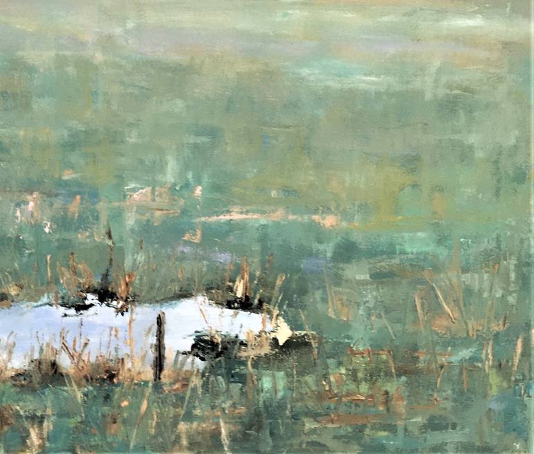 Original Abstract Landscape Painting by Nikki Wheeler